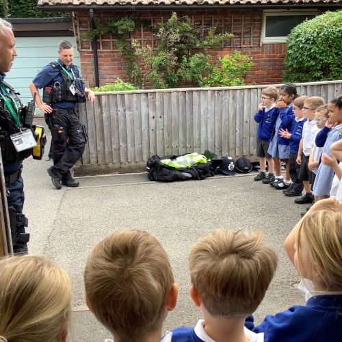 Reception Police Visit